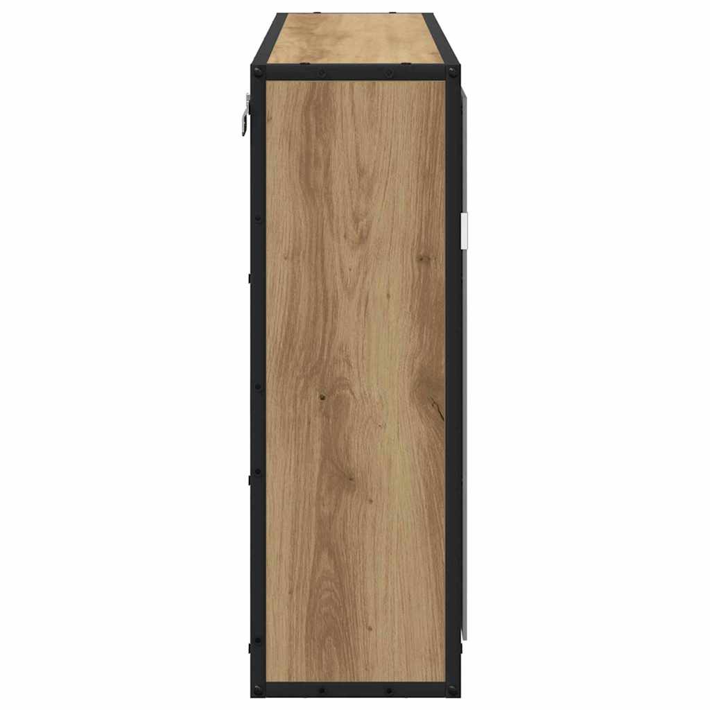 vidaXL Wall Shelf Artisan Oak 65 x 20 x 60 cm