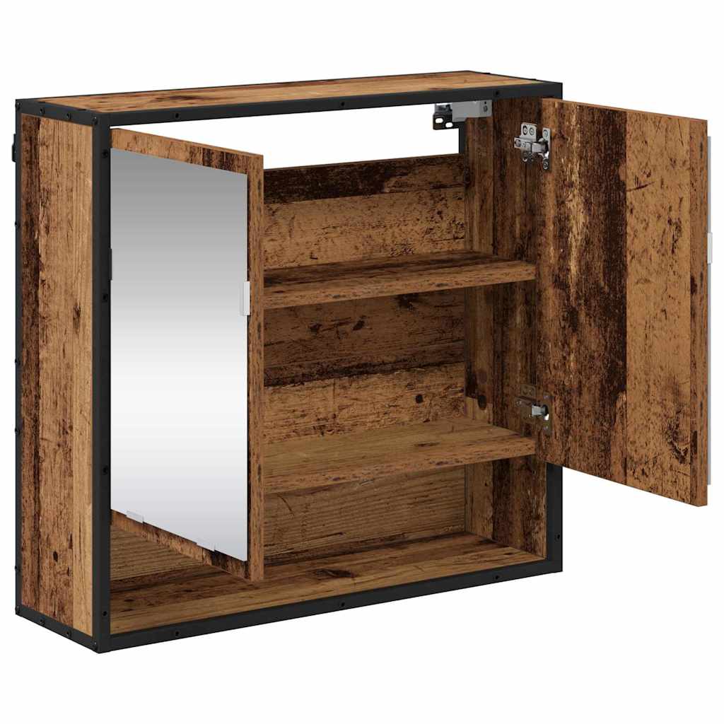 vidaXL Wall Shelf with Shelf Wall-mounted Old Wood 65 x 20 x 60 cm
