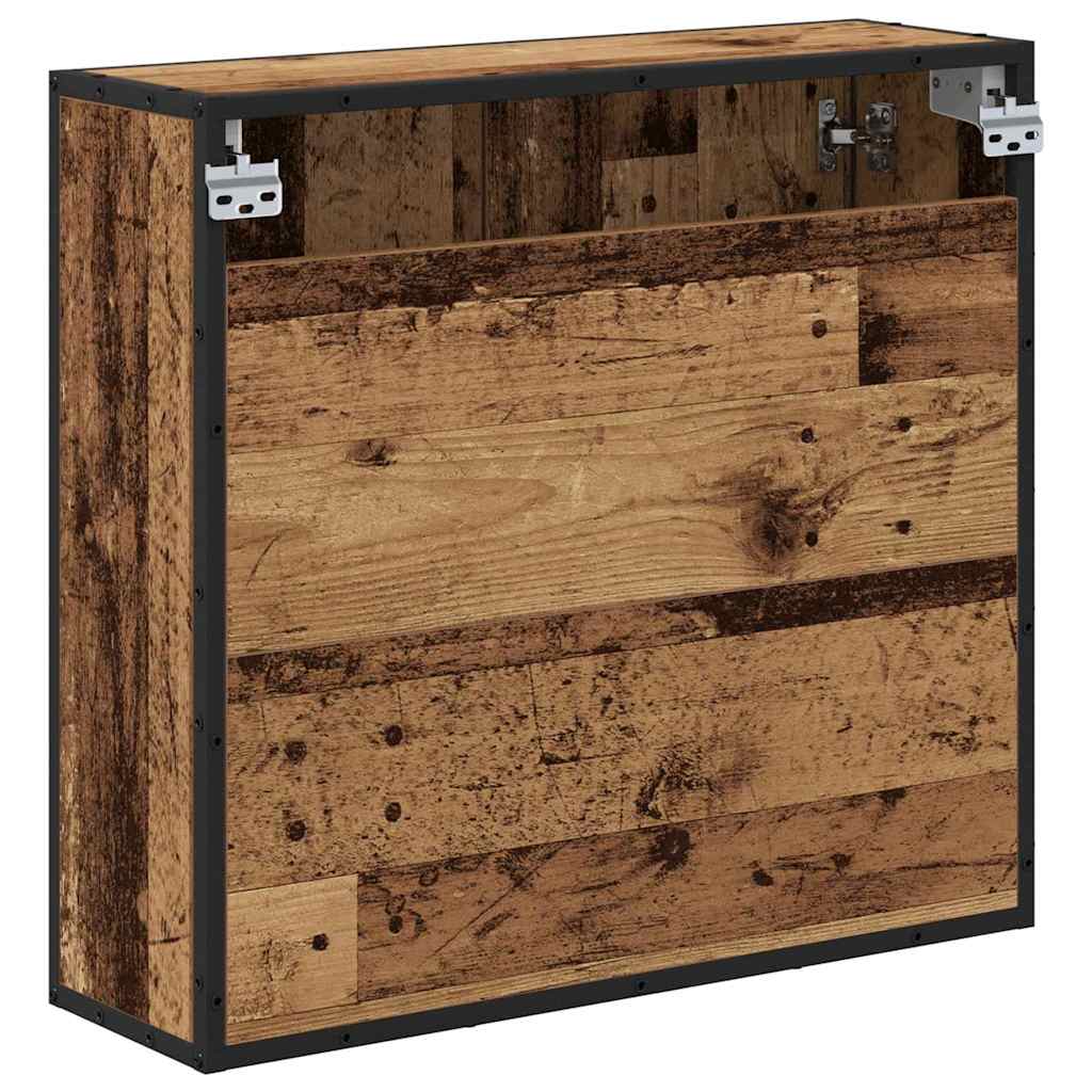 vidaXL Wall Shelf with Shelf Wall-mounted Old Wood 65 x 20 x 60 cm