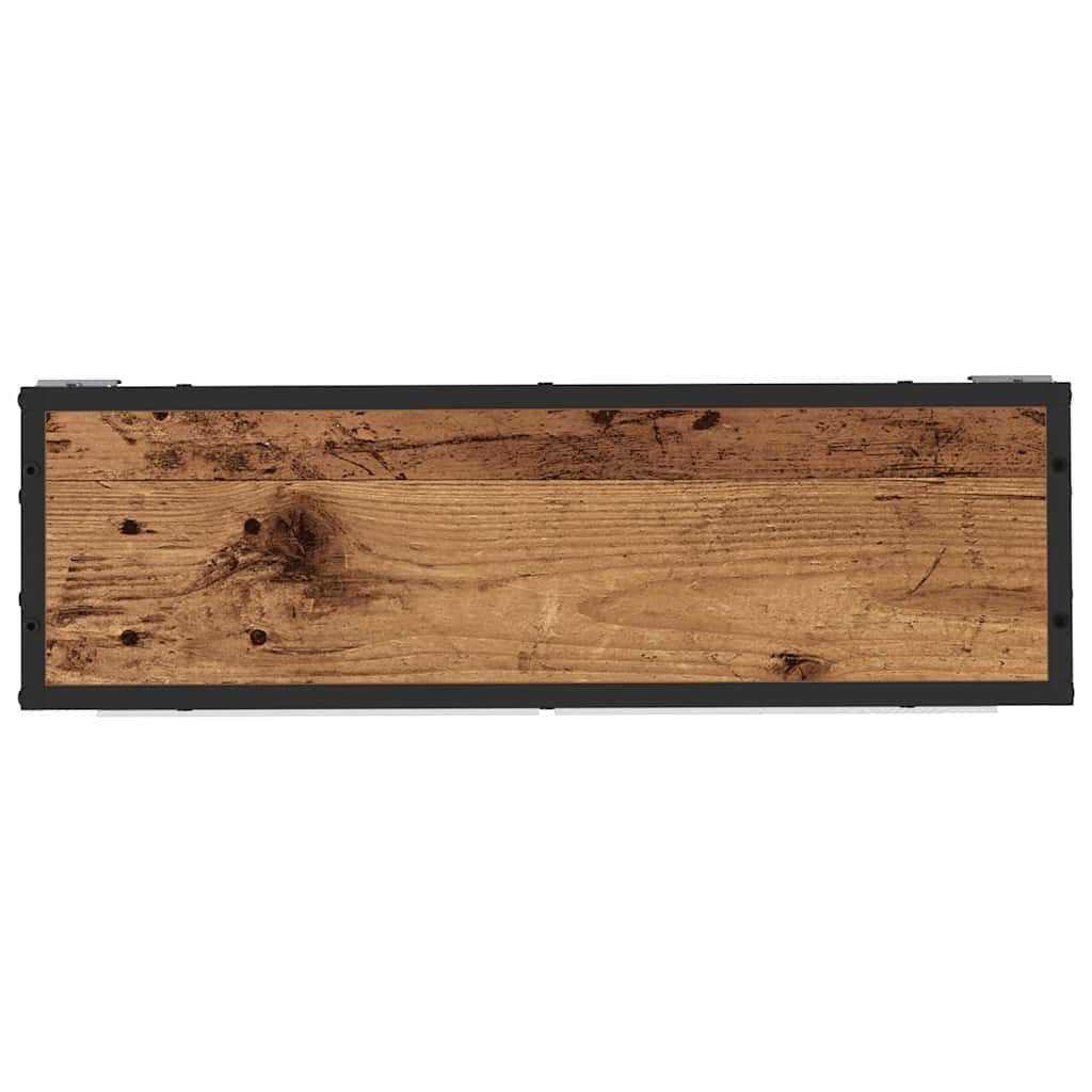 vidaXL Wall Shelf with Shelf Wall-mounted Old Wood 65 x 20 x 60 cm