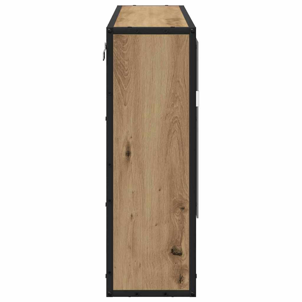 vidaXL Wall Shelf Artisan Oak 65 x 20 x 60 cm