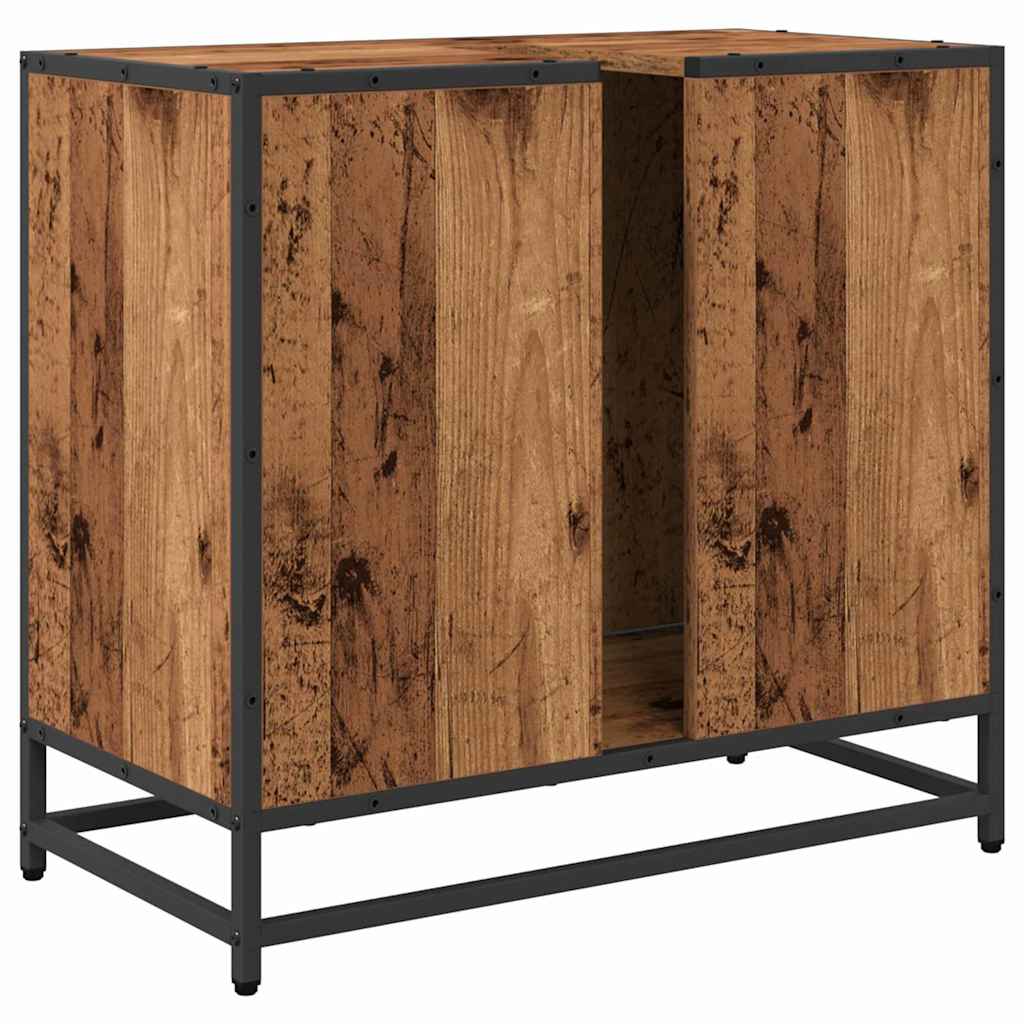 vidaXL Bathroom Sink Cabinet Old Wood 65 x 33 x 60 cm Engineered wood