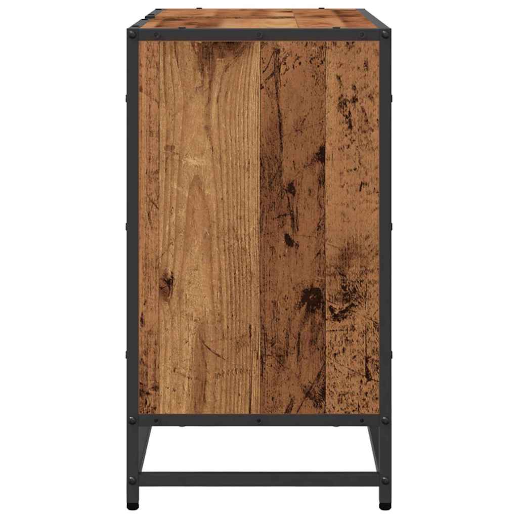 vidaXL Bathroom Sink Cabinet Old Wood 65 x 33 x 60 cm Engineered wood