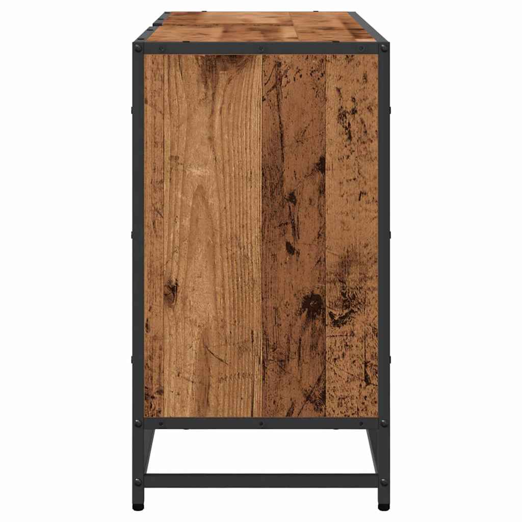 vidaXL Bathroom Cabinet Old Wood 90 x 33 x 60 cm Engineered Wood