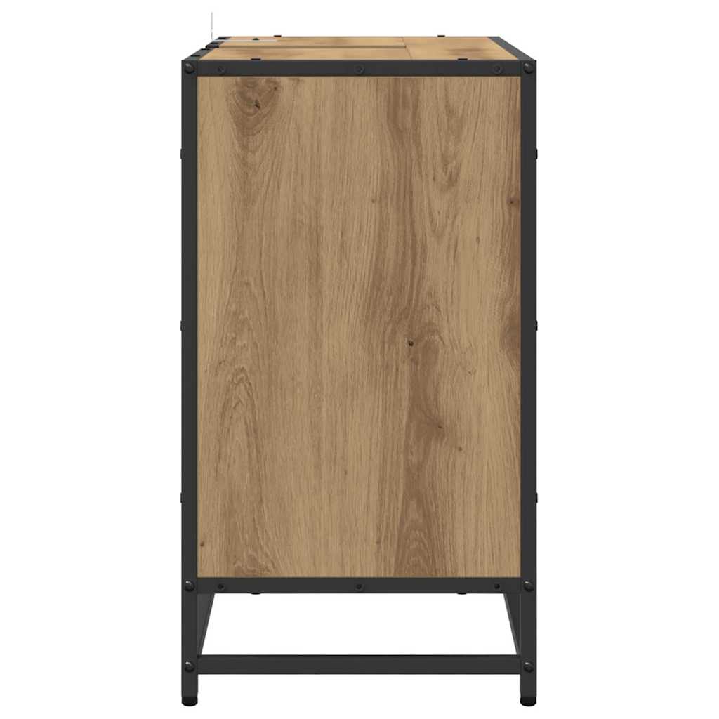 vidaXL Bathroom Cabinet Artisan Oak 65 x 33 x 60 cm Engineered Wood