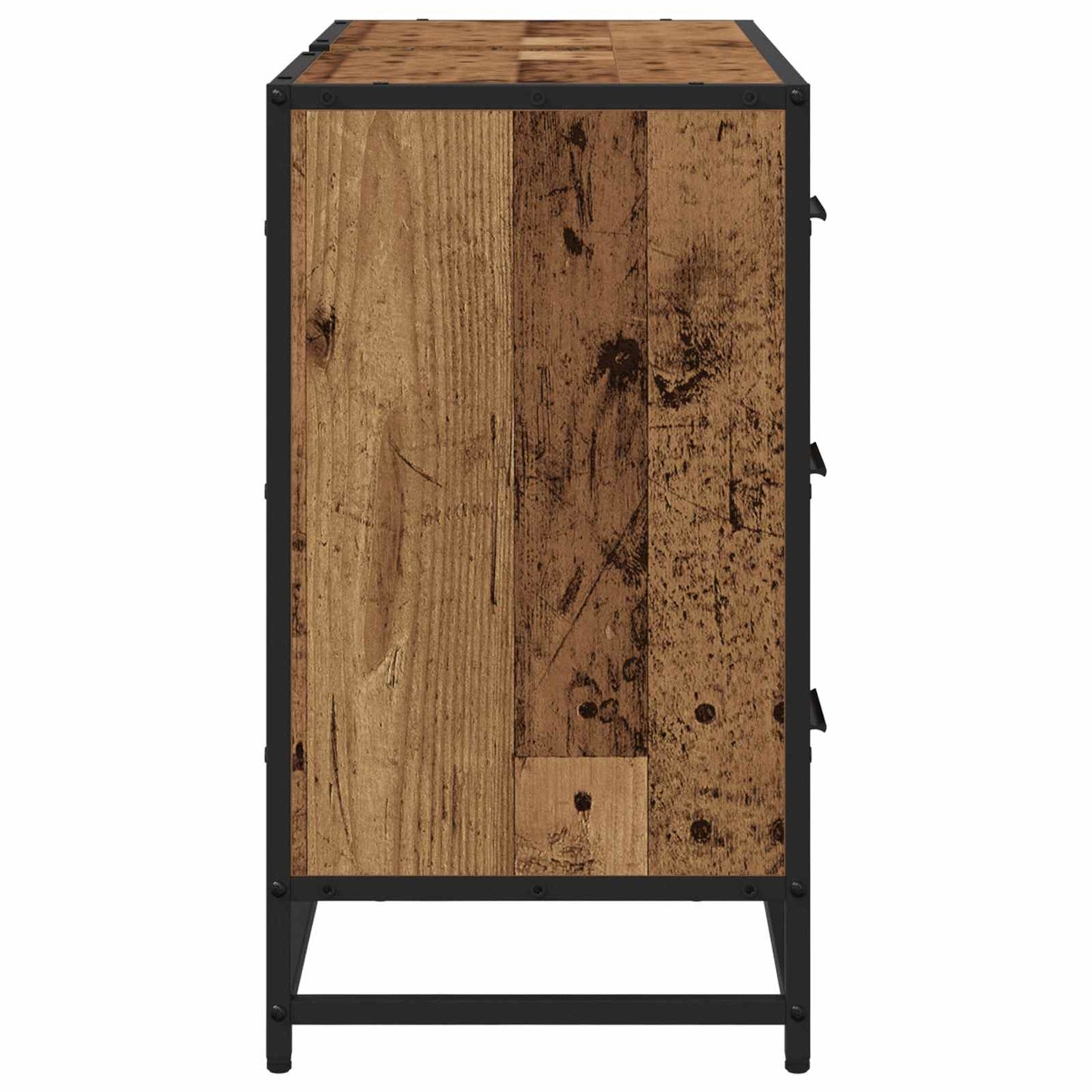 vidaXL Bathroom Cabinet Old Wood 80 x 33 x 60 cm Engineered Wood