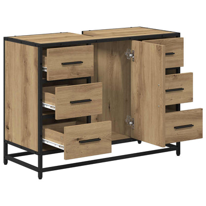 vidaXL Bathroom Cabinet Artisan Oak 80 x 33 x 60 cm Engineered Wood