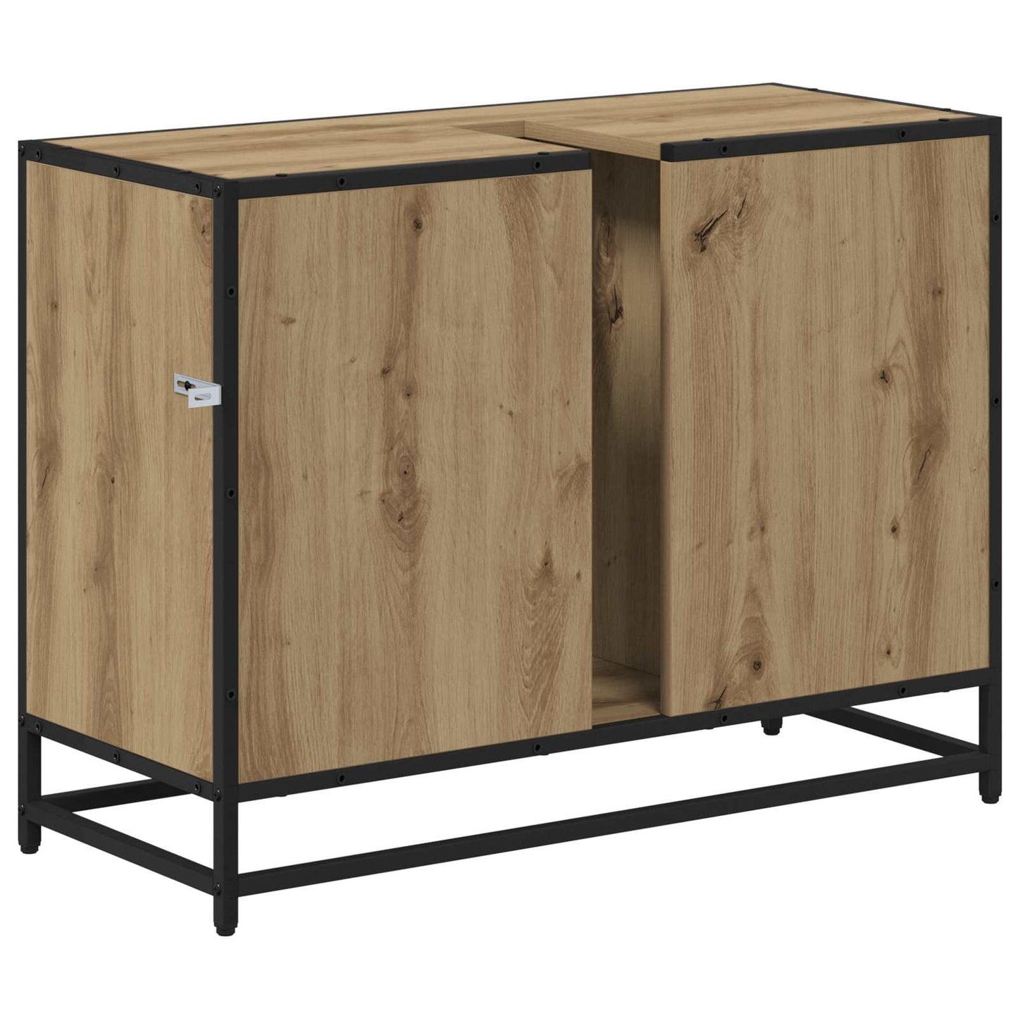 vidaXL Bathroom Cabinet Artisan Oak 80 x 33 x 60 cm Engineered Wood