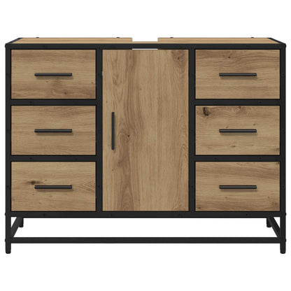 vidaXL Bathroom Cabinet Artisan Oak 80 x 33 x 60 cm Engineered Wood