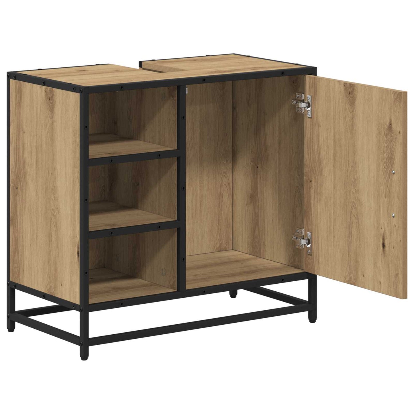 vidaXL Bathroom Cabinet Artisan Oak 65 x 33 x 60 cm Engineered Wood