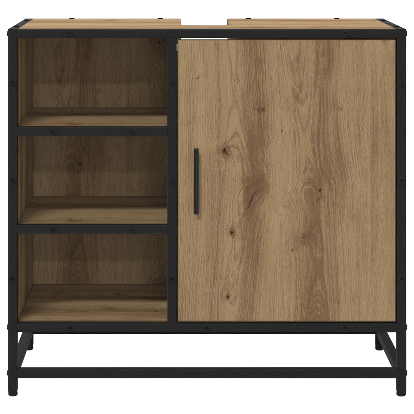 vidaXL Bathroom Cabinet Artisan Oak 65 x 33 x 60 cm Engineered Wood