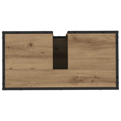 vidaXL Bathroom Cabinet Artisan Oak 65 x 33 x 60 cm Engineered Wood