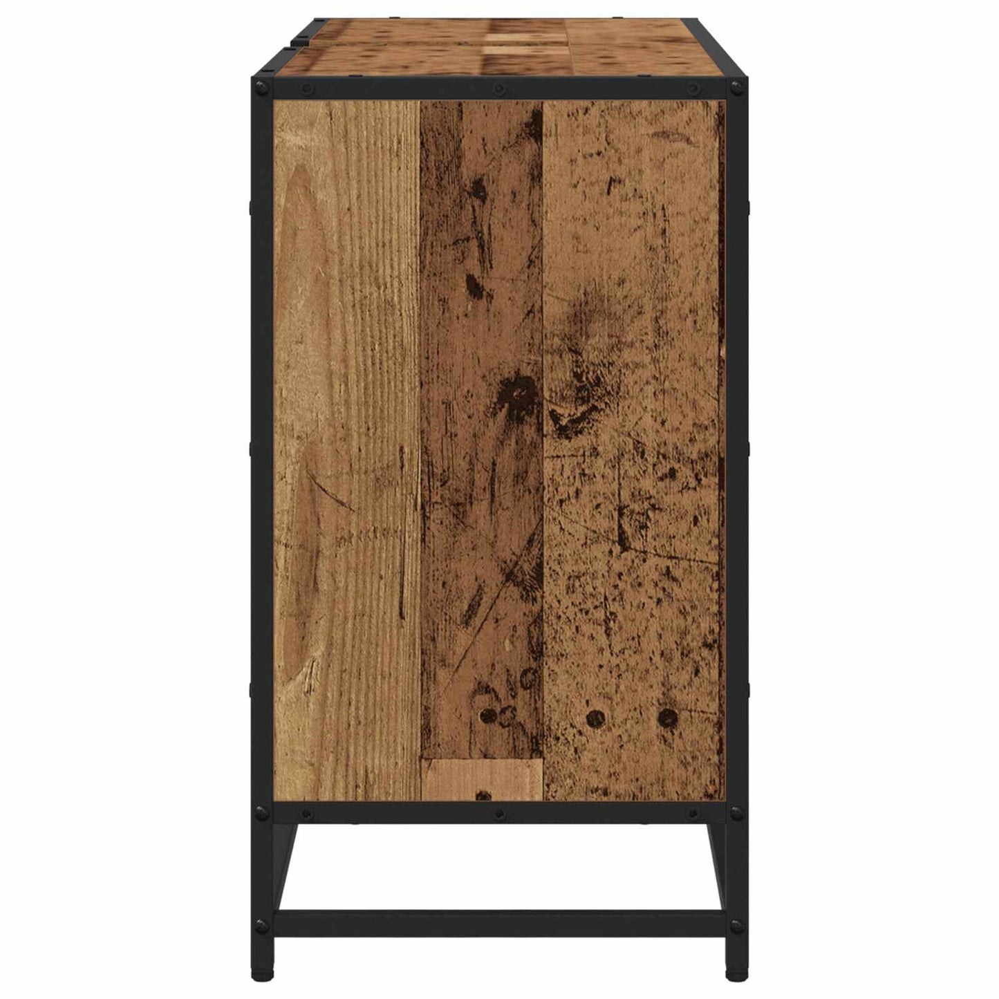 vidaXL Bathroom Cabinet Old Wood 80 x 33 x 60 cm Engineered Wood
