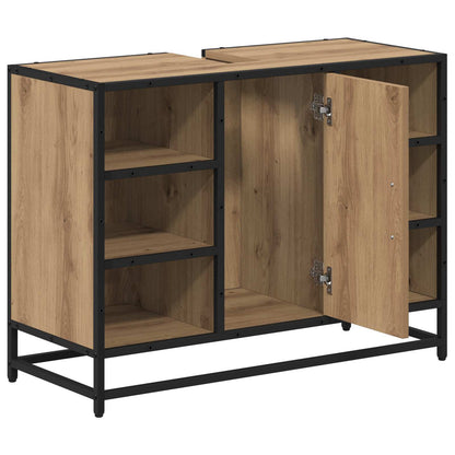 vidaXL Bathroom Cabinet Artisan Oak 80 x 33 x 60 cm Engineered Wood