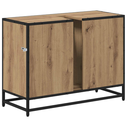 vidaXL Bathroom Cabinet Artisan Oak 80 x 33 x 60 cm Engineered Wood