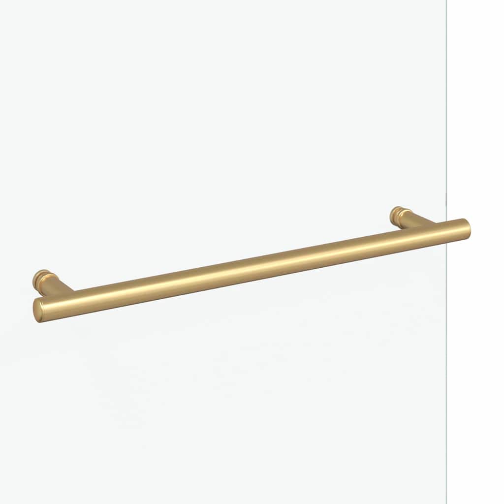 vidaXL Shower Enclosure Gold 120 x 140 cm ESG Glass and Aluminium