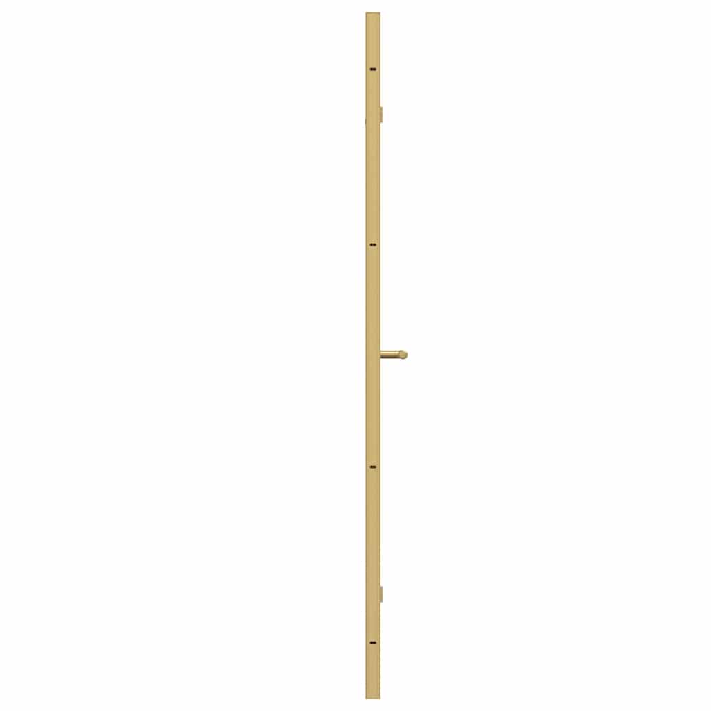 vidaXL Shower Enclosure Gold 120 x 140 cm ESG Glass and Aluminium