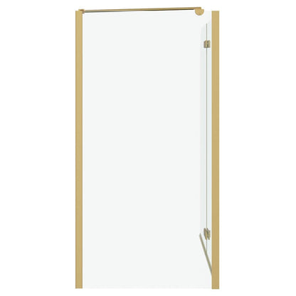 vidaXL Shower Enclosure Gold 120 x 68 x 130 cm ESG Glass and Aluminium