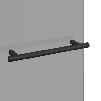vidaXL Shower Enclosure Black 120 x 140 cm ESG Glass and Aluminium