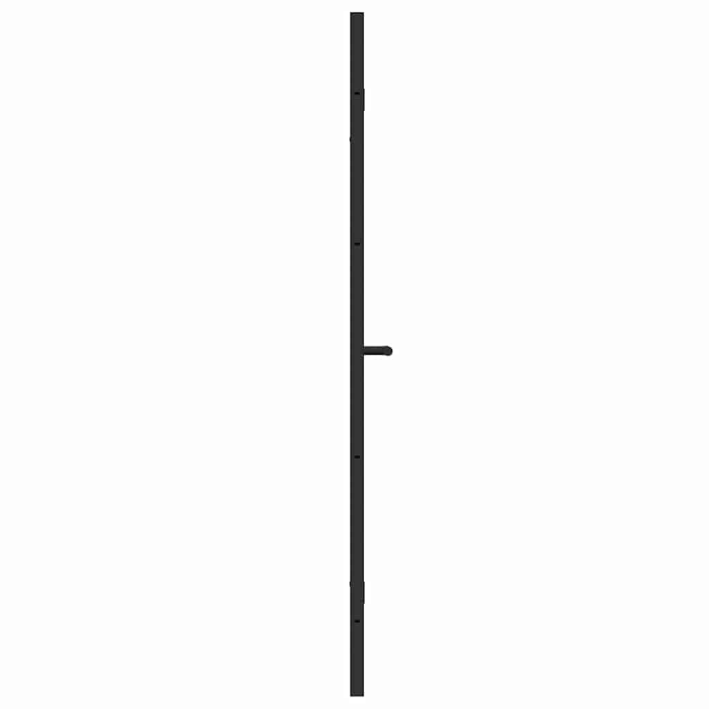 vidaXL Shower Enclosure Black 120 x 140 cm ESG Glass and Aluminium