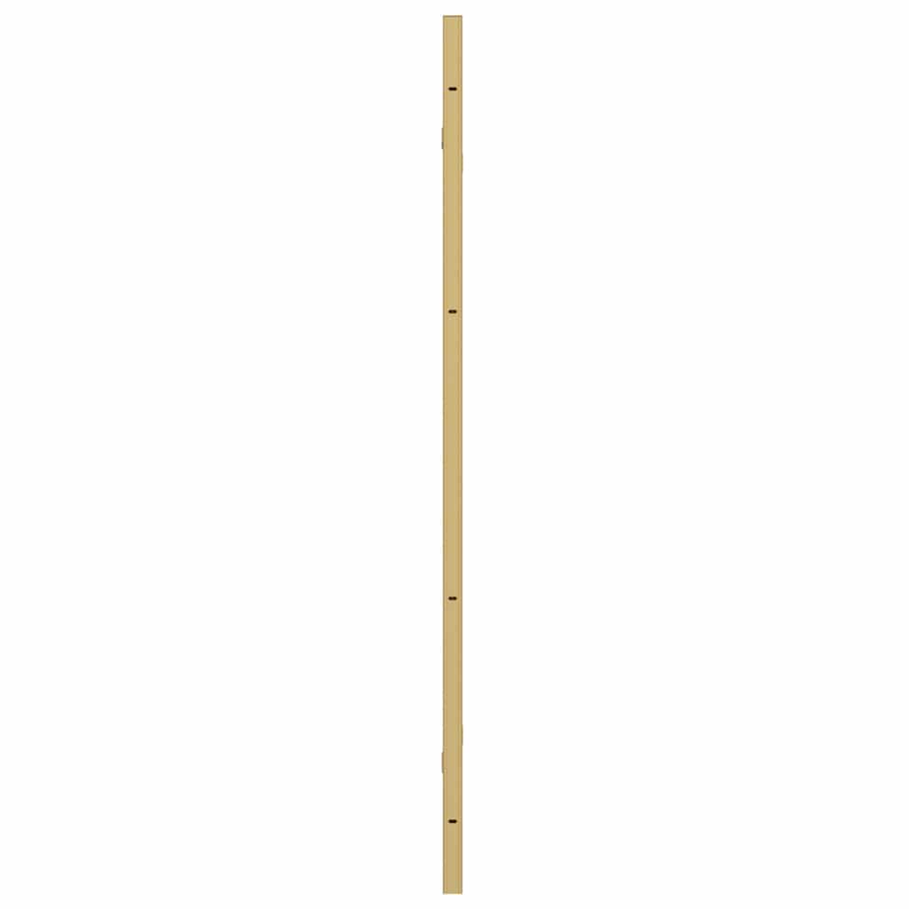 vidaXL Shower Enclosure Gold 130 x 138 cm ESG Glass and Aluminium