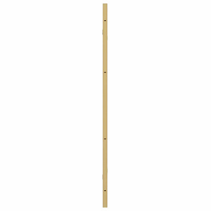 vidaXL Shower Enclosure Gold 130 x 138 cm ESG Glass and Aluminium