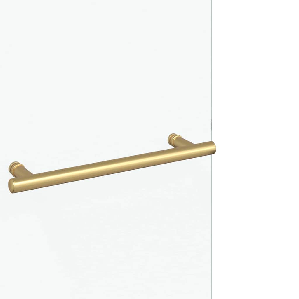 vidaXL Shower Enclosure Gold 95 x 140 cm ESG Glass and Aluminium