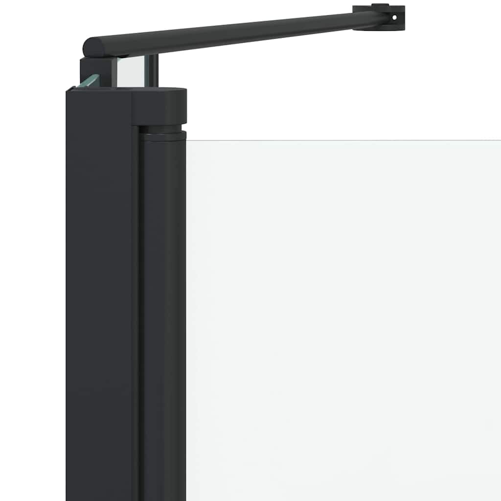vidaXL Bath Enclosure Geometric Manual Black 120 x 67 x 129 cm