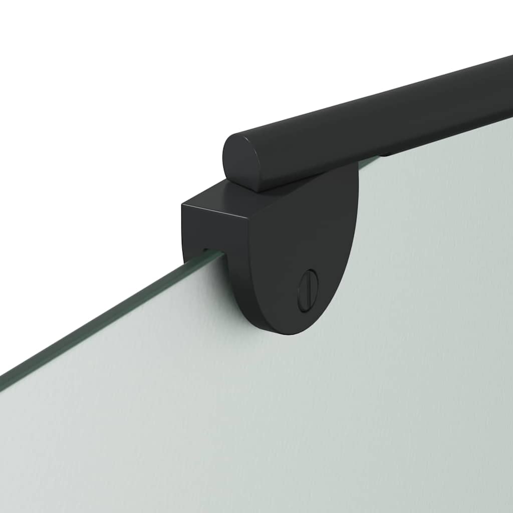 vidaXL Shower Enclosure Manual Black 120 x 68 x 130 cm