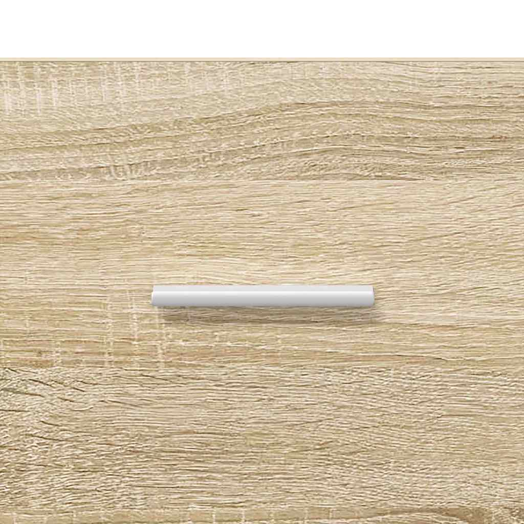 vidaXL Sink cabinet with Storage with Door Sonoma Oak Engineered Wood