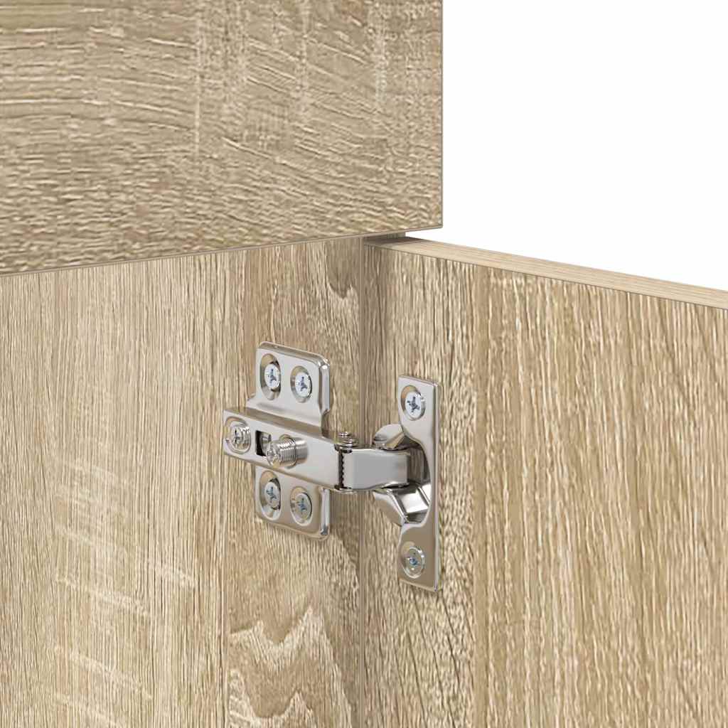 vidaXL Sink cabinet with Storage with Door Sonoma Oak Engineered Wood