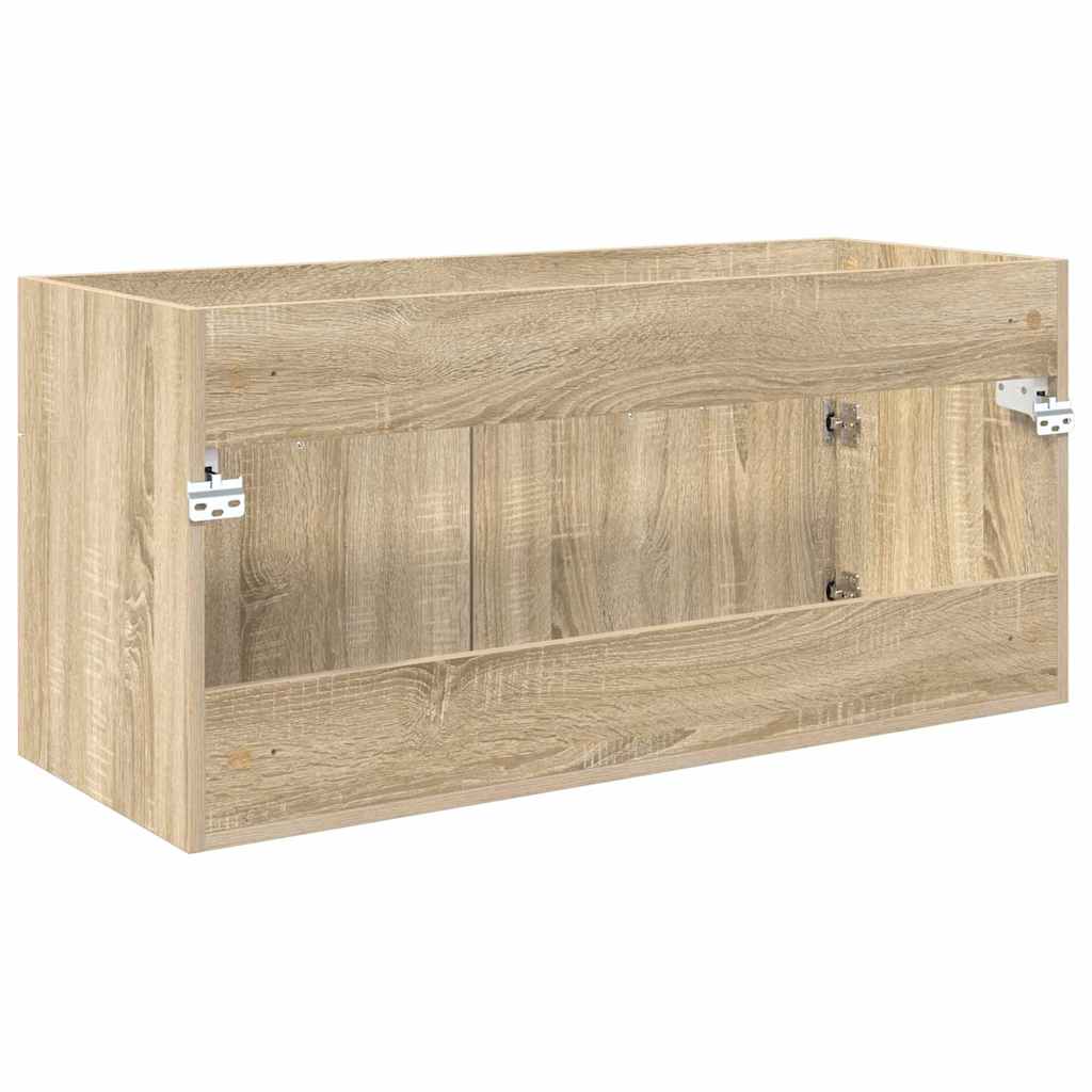vidaXL Sink cabinet with Storage with Door Sonoma Oak Engineered Wood