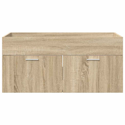 vidaXL Sink cabinet with Storage with Door Sonoma Oak Engineered Wood