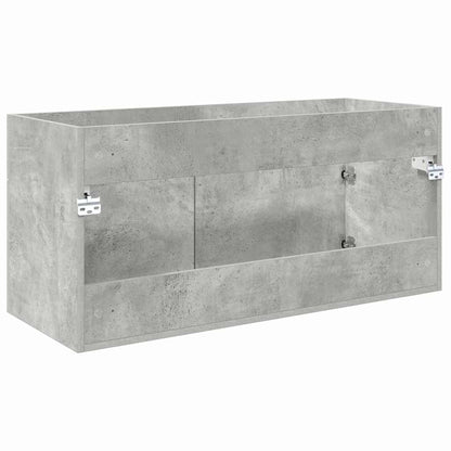 vidaXL Sink cabinet with Storage Concrete Grey Engineered Wood