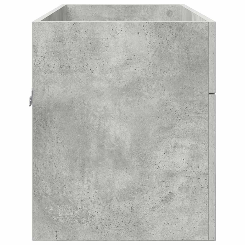 vidaXL Sink cabinet with Storage Concrete Grey Engineered Wood