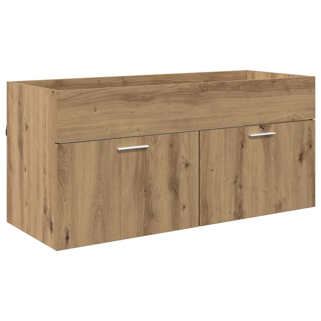 vidaXL Sink cabinet with Storage with Door Artisan Oak Engineered Wood