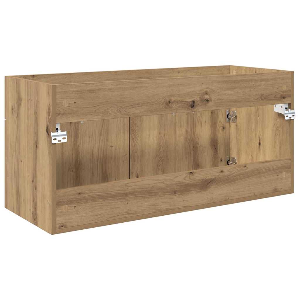 vidaXL Sink cabinet with Storage with Door Artisan Oak Engineered Wood