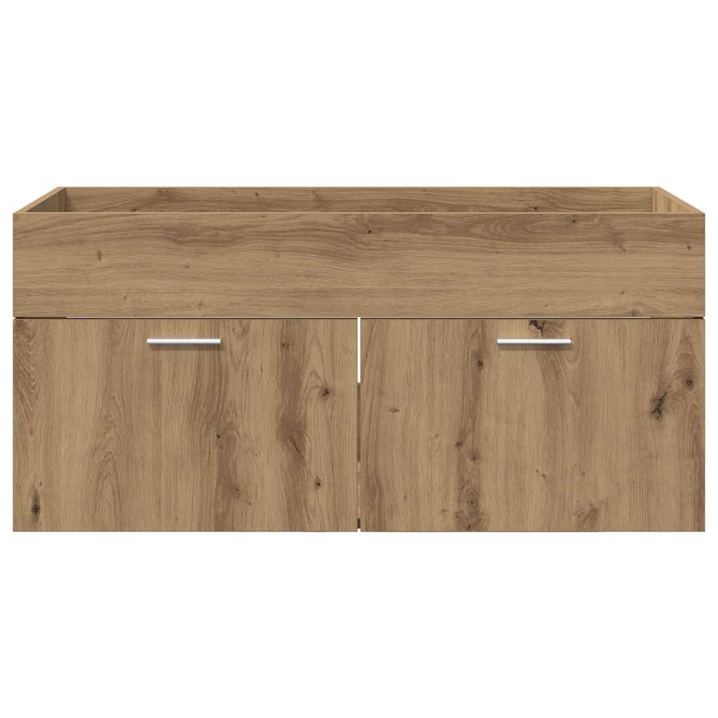 vidaXL Sink cabinet with Storage with Door Artisan Oak Engineered Wood