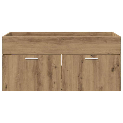 vidaXL Sink cabinet with Storage with Door Artisan Oak Engineered Wood