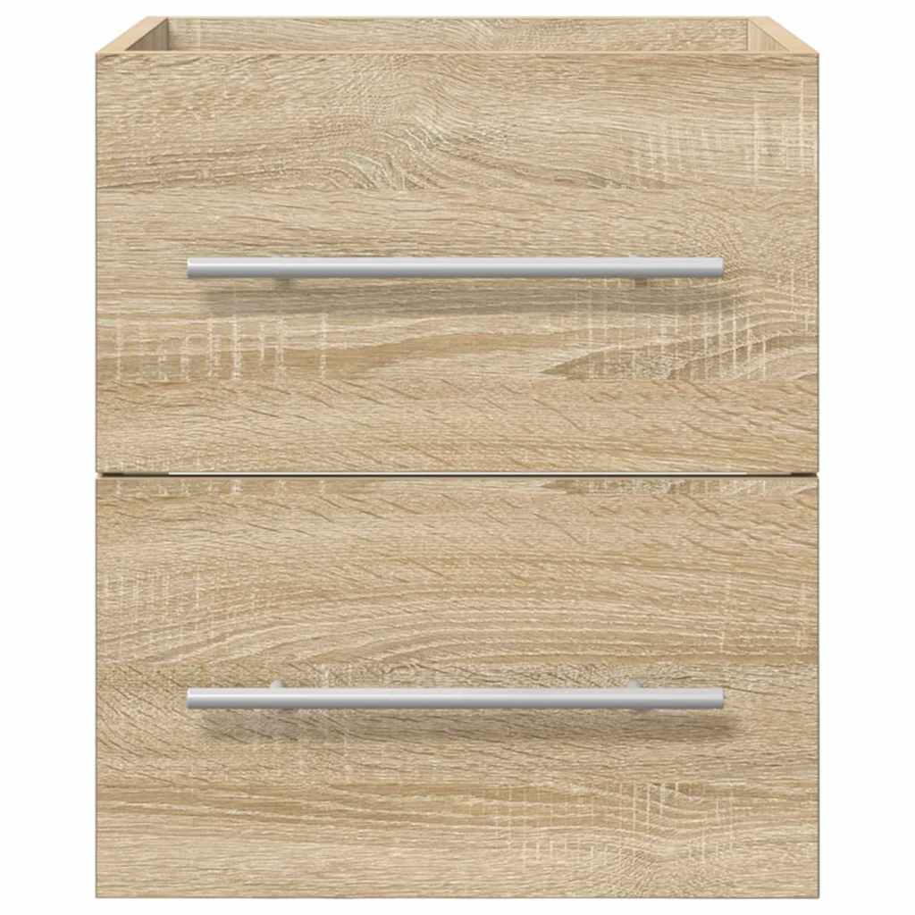 vidaXL Sink cabinet Sonoma Oak 38.5 x 41 x 48 cm Engineered Wood