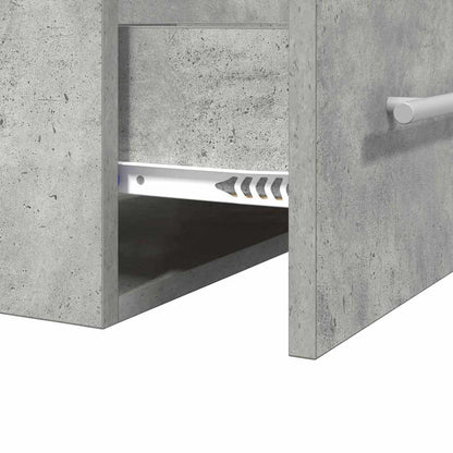 vidaXL Sink cabinet Concrete Grey 38.5 x 41 x 48 cm Engineered Wood