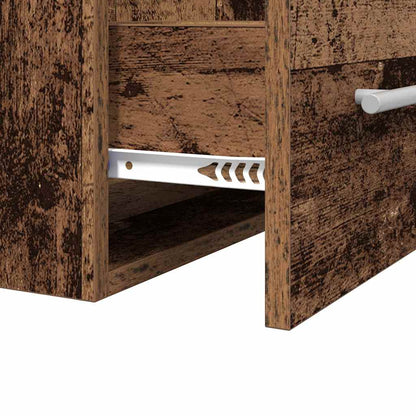 vidaXL Sink cabinet Old Wood 38.5 x 41 x 48 cm Engineered Wood