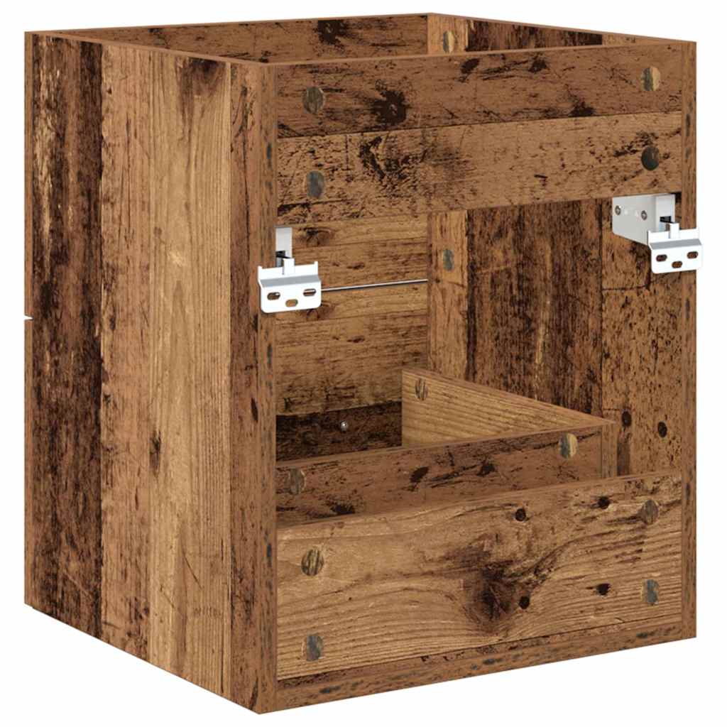 vidaXL Sink cabinet Old Wood 38.5 x 41 x 48 cm Engineered Wood