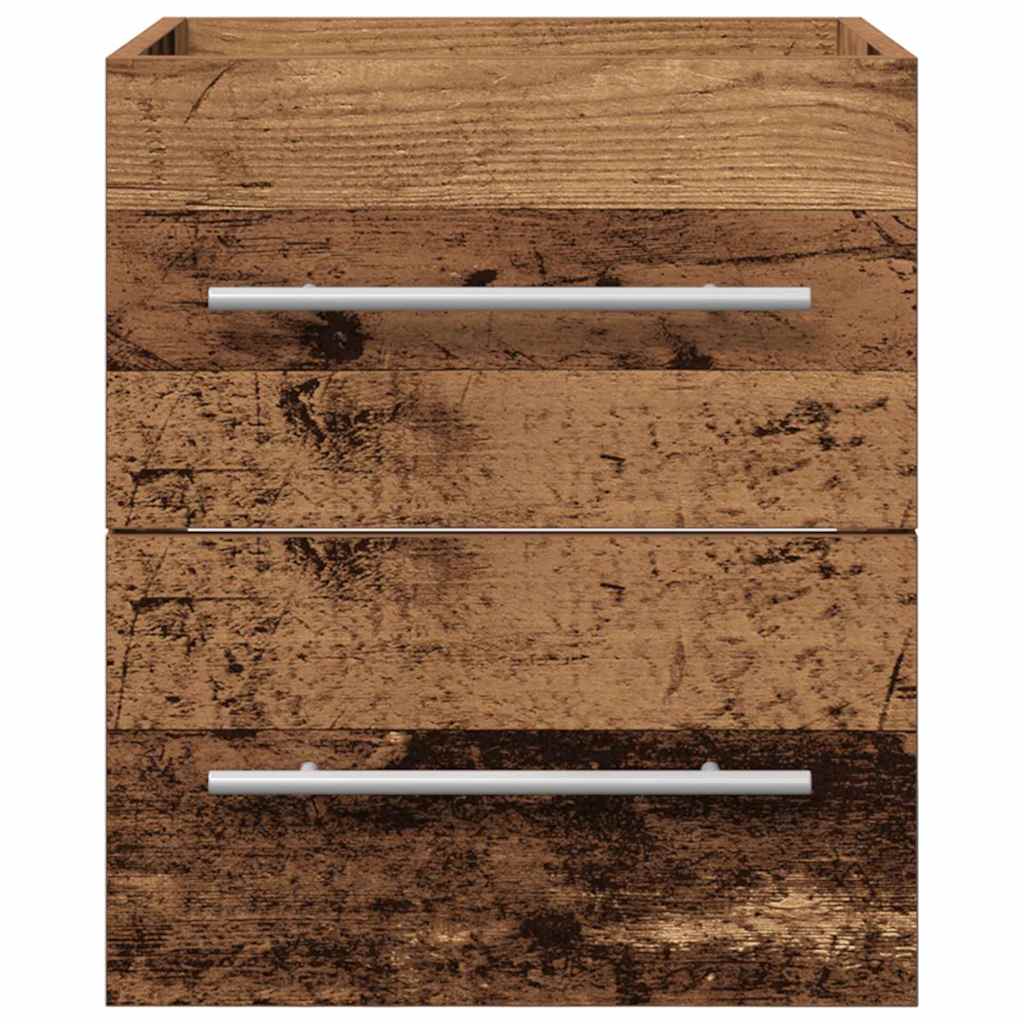 vidaXL Sink cabinet Old Wood 38.5 x 41 x 48 cm Engineered Wood