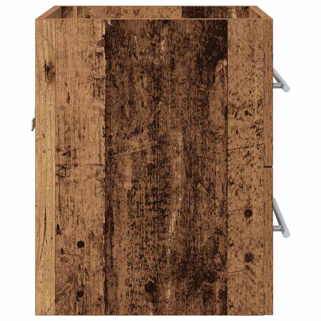 vidaXL Sink cabinet Old Wood 38.5 x 41 x 48 cm Engineered Wood