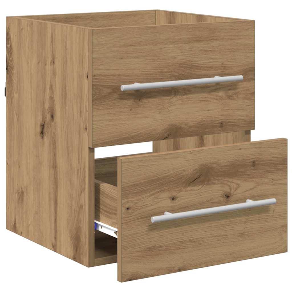 vidaXL Sink cabinet Artisan Oak 38.5 x 41 x 48 cm Engineered Wood