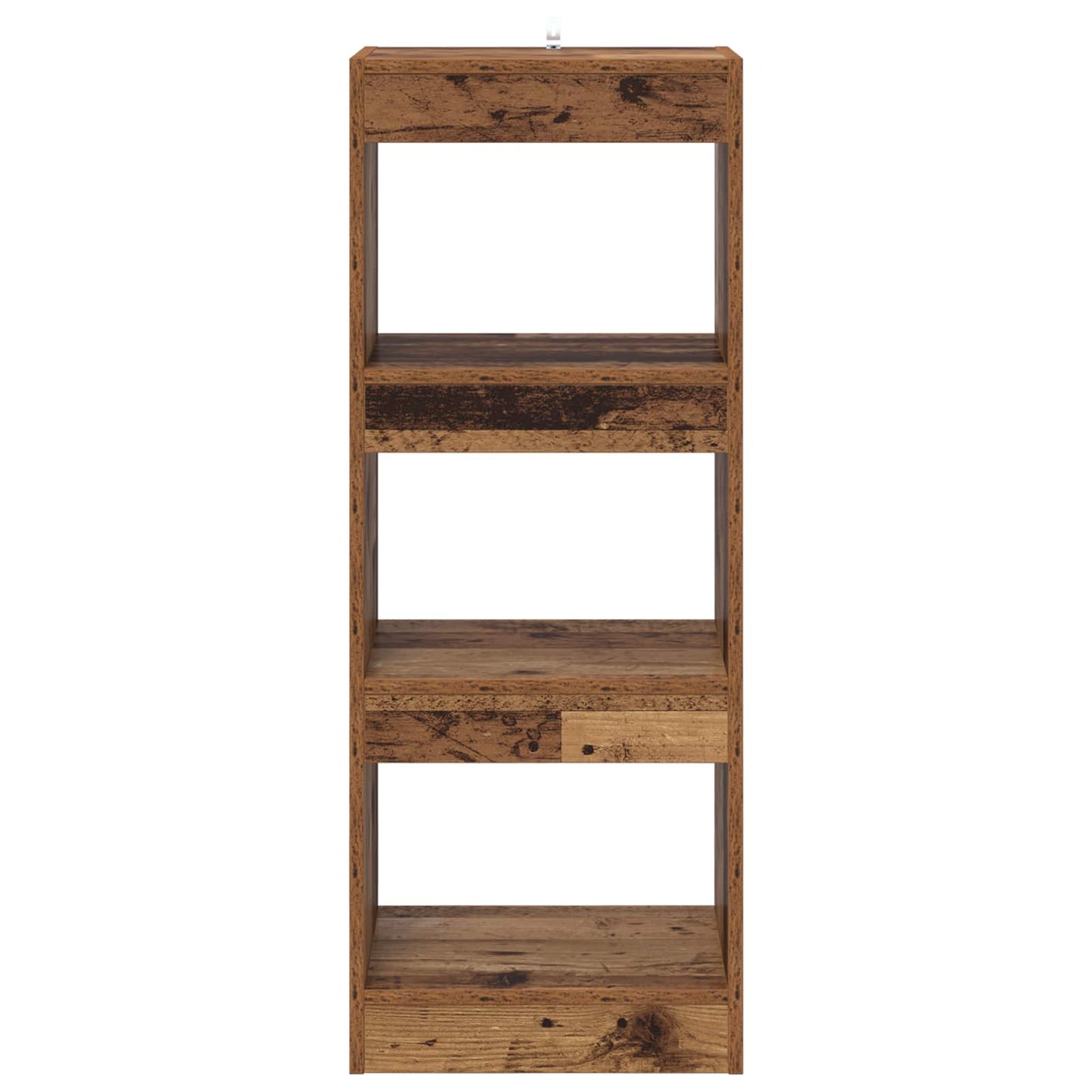 vidaXL Book Cabinet 3-Tier 40 x 30 x 103 cm Engineered Wood Old wood