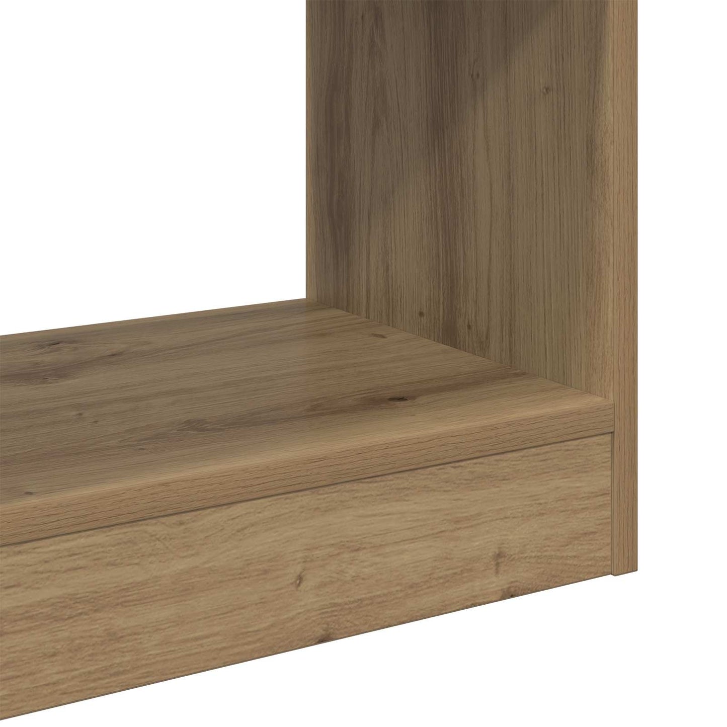 vidaXL Book Cabinet 3-Tier 37 x 30 x 103 cm Engineered Wood