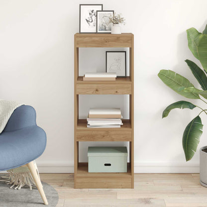 vidaXL Book Cabinet 3-Tier 37 x 30 x 103 cm Engineered Wood
