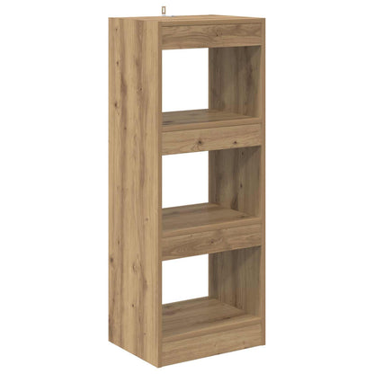 vidaXL Book Cabinet 3-Tier 37 x 30 x 103 cm Engineered Wood